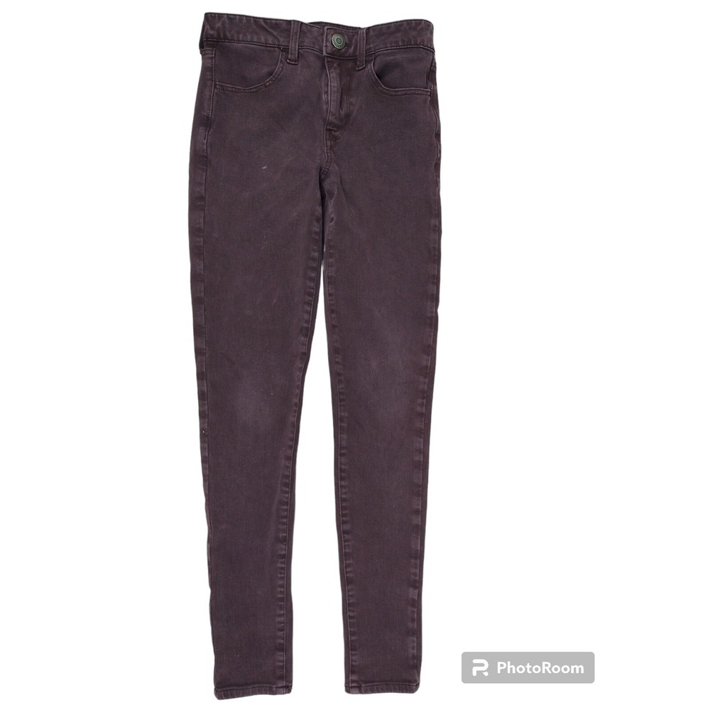 American Eagle Jegging Womens 2 Burgundy‎ 360 Next Level Stretch Hi Rise Red